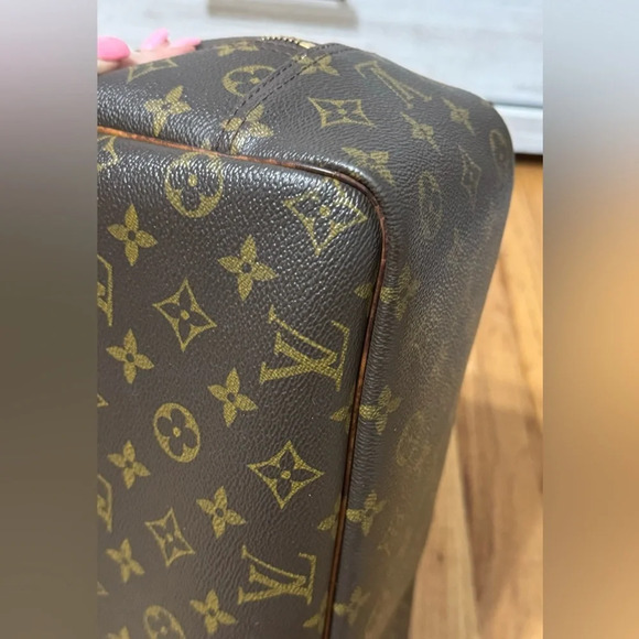Louis Vuitton Monogram Satchel in Brown and Tan - Picture 10 of 16